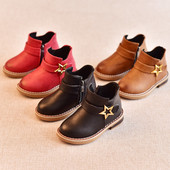 Χειμώνας παιδικές μπότες για κορίτσια σε τρία χρώματα με έναν αστερίσκο