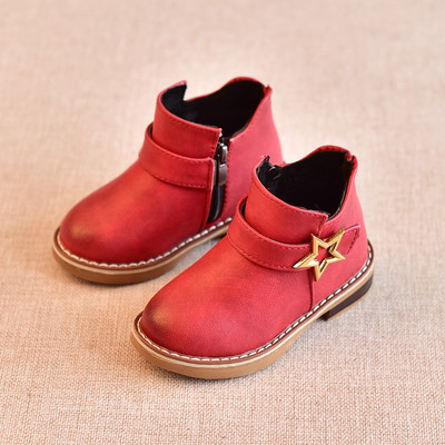 Χειμώνας παιδικές μπότες για κορίτσια σε τρία χρώματα με έναν αστερίσκο