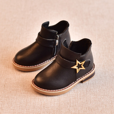 Χειμώνας παιδικές μπότες για κορίτσια σε τρία χρώματα με έναν αστερίσκο