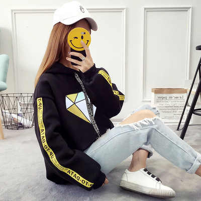 Γυναικείο casual μπλούζα με διαμάντια σε διάφορα χρώματα