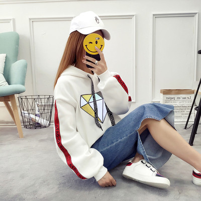 Γυναικείο casual μπλούζα με διαμάντια σε διάφορα χρώματα