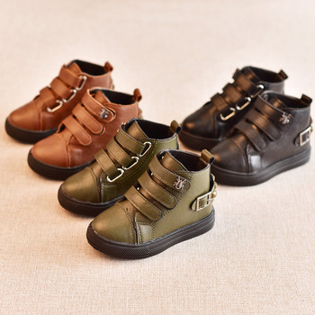 Παιδικά πάνινα παπούτσια φθινόπωρο-χειμώνα με τρία χρώματα