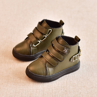 Παιδικά πάνινα παπούτσια φθινόπωρο-χειμώνα με τρία χρώματα