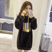 Μακρύ θηλυκό σακάκι με κουκούλα