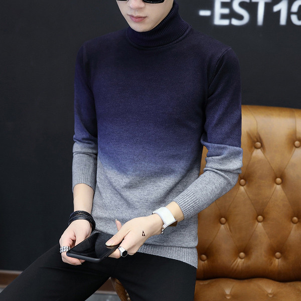 Άνδρες πουλόβερ χειμώνα σε χρώματα που ρέουν