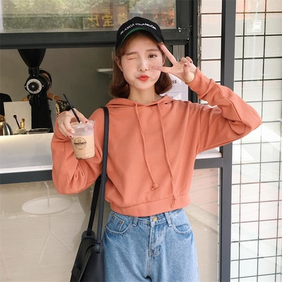 Σύντομη φανέλα κυρίες με κουκούλα freestyle