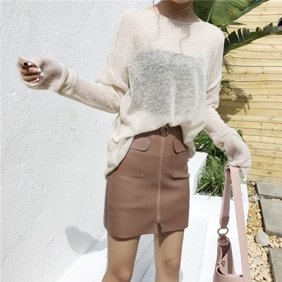 Λεπτό κυρίες πουλόβερ σε διάφορα χρώματα - ευρύ μοτίβο