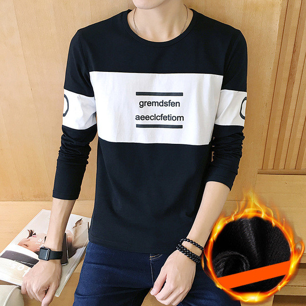 Σύγχρονη αθλητική-κομψή μπλούζα ανδρών