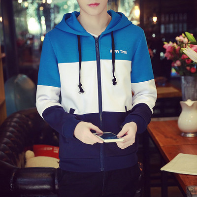 Καθημερινή αθλητική μπλούζα άνδρας με φερμουάρ και κουκούλα