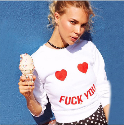 Περιστασιακή μπλούζα κυρίες με άσπρη γραφή