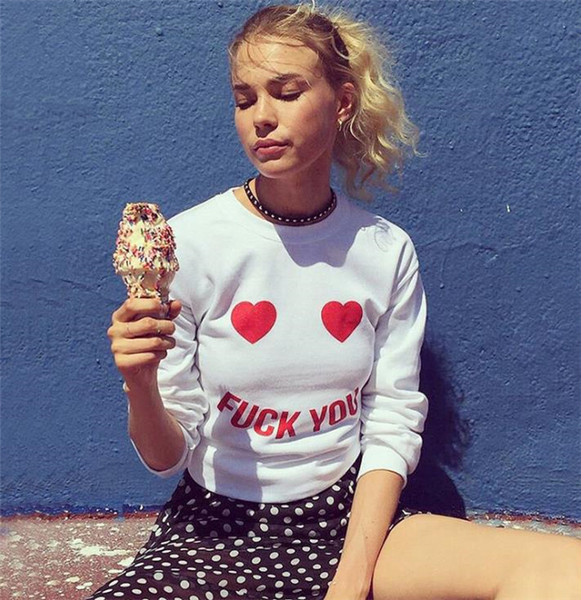 Περιστασιακή μπλούζα κυρίες με άσπρη γραφή