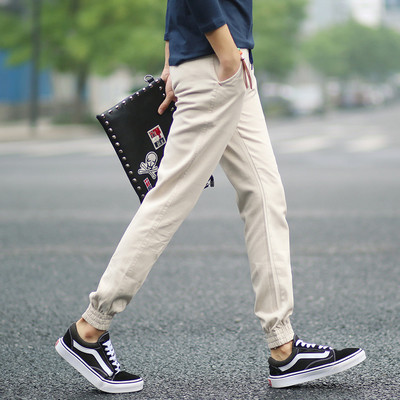 Μοντέρνο αθλητικό κομψό αρσενικό παντελόνι σε έξι χρώματα