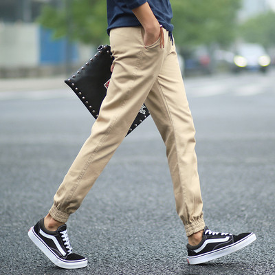 Μοντέρνο αθλητικό κομψό αρσενικό παντελόνι σε έξι χρώματα