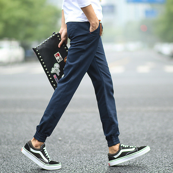 Μοντέρνο αθλητικό κομψό αρσενικό παντελόνι σε έξι χρώματα