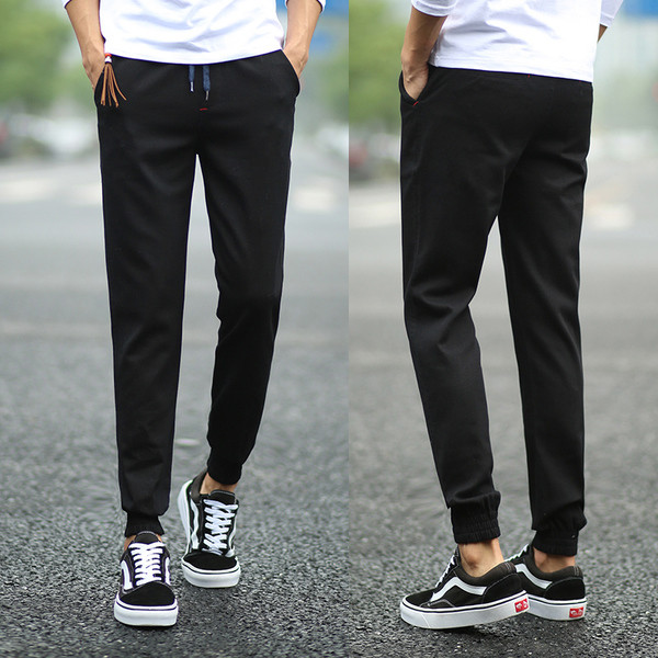 Μοντέρνο αθλητικό κομψό αρσενικό παντελόνι σε έξι χρώματα