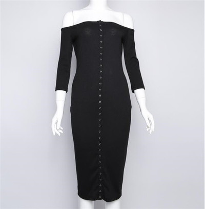 Καθημερινό φόρεμα γυναικείου σώματος σε δύο χρώματα