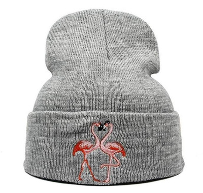 Καπέλο κυρίες μαύρο και γκρι με κέντημα