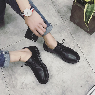 Ежедневни мъжки обувки от еко кожа с устойчива подметка