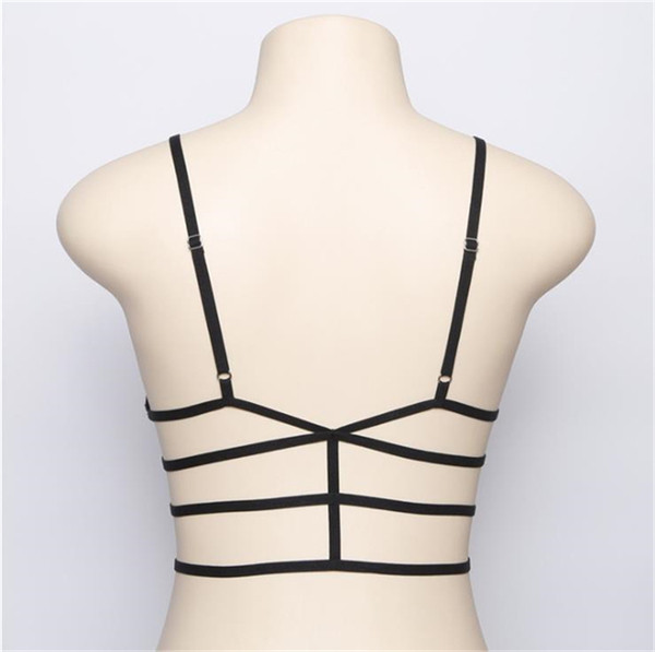 Модерен  дамски сутиен с флорална бродерия и ленти