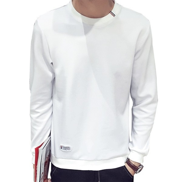 Μοντέρνα μπλούζα ανδρών με πεντάχρωμο O-κολάρο