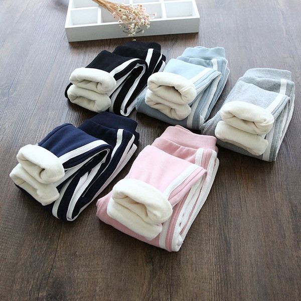 Ежедневен зимен детски панталон за момичета в различни цветове