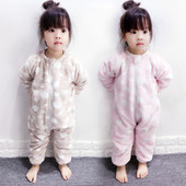 Παιδική χειμωνιάτικη πιγιάμα σε δύο χρώματα