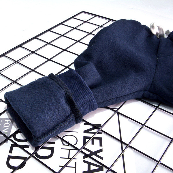 Καθημερινά αθλητικά παιδικά παντελόνια με δεσμούς για αγόρια σε σκούρο χρώμα