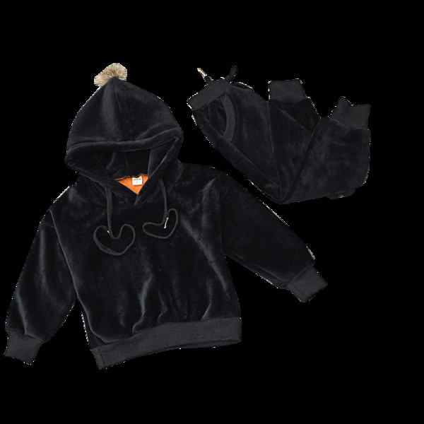 Παιδικό πολυτελές αθλητικό σετ για αγόρια με κουκούλα στην κουκούλα