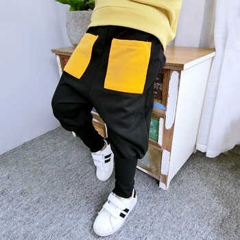 Детски спортно-ежедневен панталон с дълбоки и цветни джобове