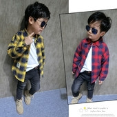 Μοντέρνο πουκάμισο για αγόρια σε δύο χρώματα