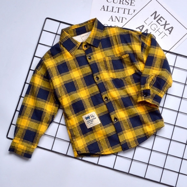 Μοντέρνο πουκάμισο για αγόρια σε δύο χρώματα