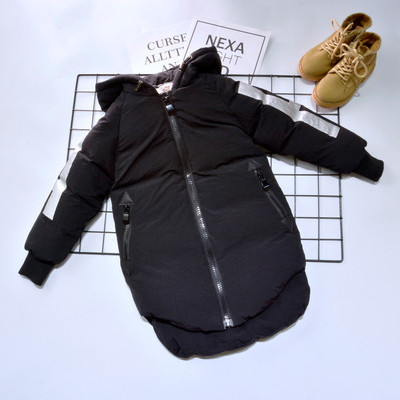 Χειμερινό μακρύ σακάκι παιδιών για αγόρια σε δύο χρώματα