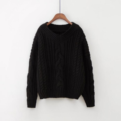 Καθημερινό πουλόβερ κυρίες με ντεκολτέ σε σχήμα V, 6 χρωμάτων