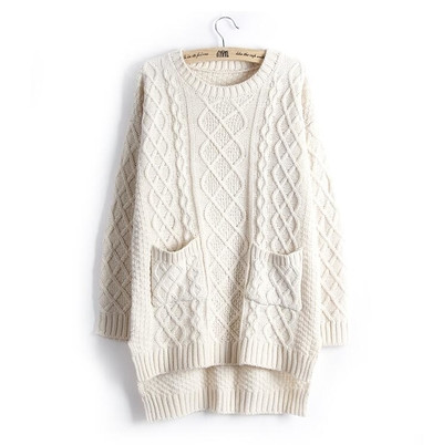 Κυρίες δεμένη μπλούζα με λαιμόκοψη σε σχήμα Ο - 3 σχέδια