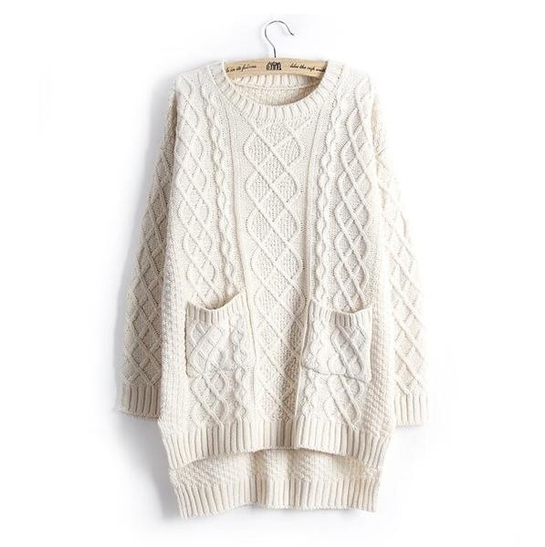 Κυρίες δεμένη μπλούζα με λαιμόκοψη σε σχήμα Ο - 3 σχέδια