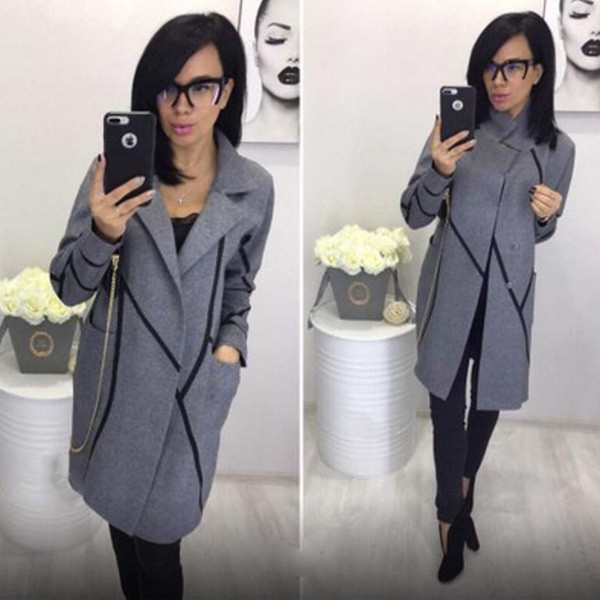 Καθημερινή στρώση με κολάρο σε σχήμα V και διακοσμητικό φερμουάρ, 4 χρώματα