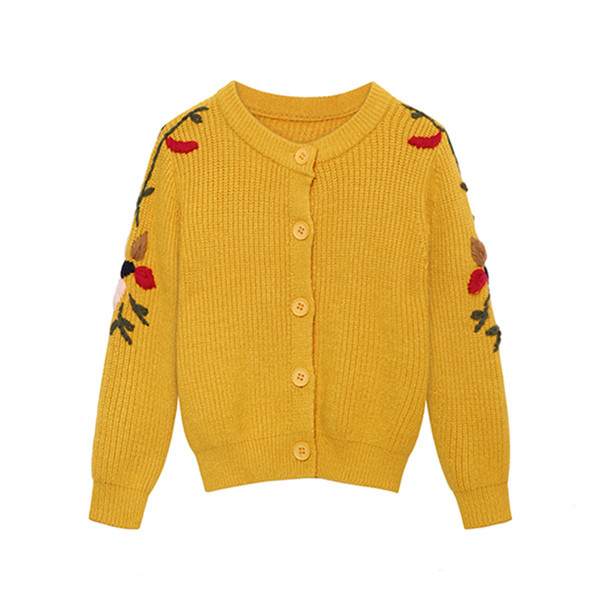 Παιδική κολεξιόν για κορίτσια με φυτικά κεντήματα σε τρία χρώματα