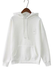 Μαλακό πουλόβερ κυρίες με κουκούλα φούτερ + μαλακή επένδυση