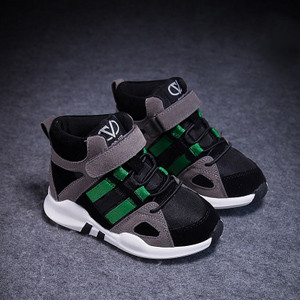 Παιδικά πάνινα παπούτσια φθινόπωρου-χειμώνα για κορίτσια με αυτοκόλλητα χρώματα