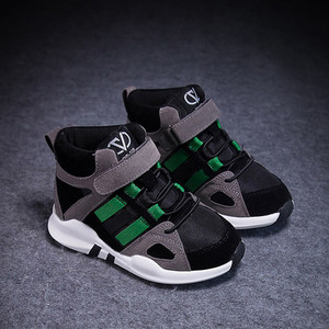 Παιδικά πάνινα παπούτσια φθινόπωρου-χειμώνα για κορίτσια με αυτοκόλλητα χρώματα