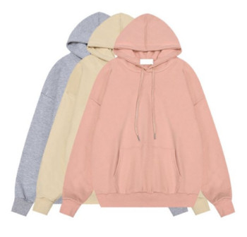 Γυναικείο hoodie με κουκούλα και μαλακή επένδυση, πολλά χρώματα