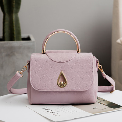 Κυρίες κομψή τσάντα με μεταλλικό κούμπωμα, διάφορα χρώματα