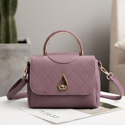 Κυρίες κομψή τσάντα με μεταλλικό κούμπωμα, διάφορα χρώματα