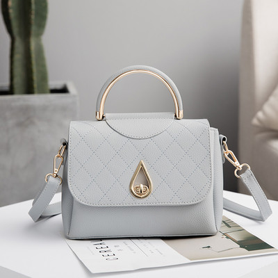 Κυρίες κομψή τσάντα με μεταλλικό κούμπωμα, διάφορα χρώματα