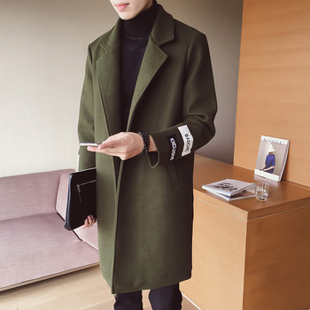 Χειμερινό παλτό σε στυλ επιχειρήσεων, 2 χρώματα