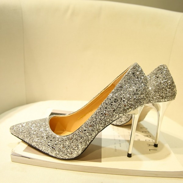 ΝΕΑ Υψηλά γυαλιστερά παπούτσια υψηλού τακουνιού σε διάφορα χρώματα