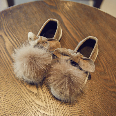 Σύγχρονες καθημερινές μπότες με κορδέλα και χνούδι σε τρία χρώματα