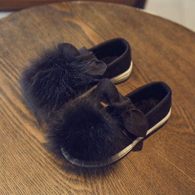 Σύγχρονες καθημερινές μπότες με κορδέλα και χνούδι σε τρία χρώματα