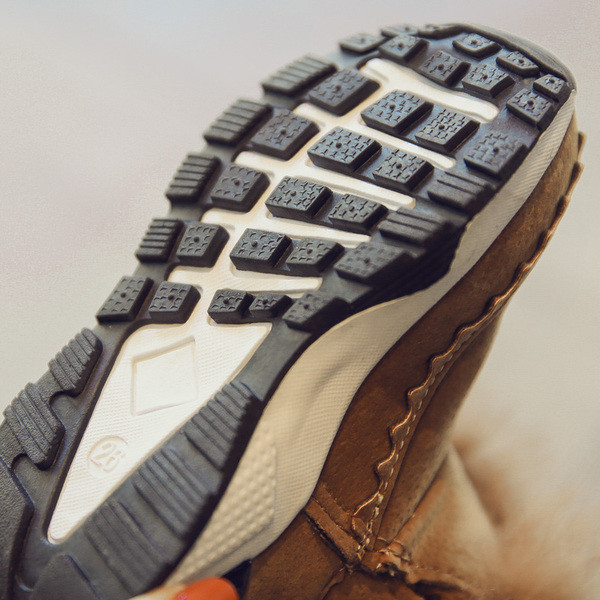 Καθημερινές αθλητικές μπότες με ψηλά πέλματα και χνούδι σε τρία χρώματα