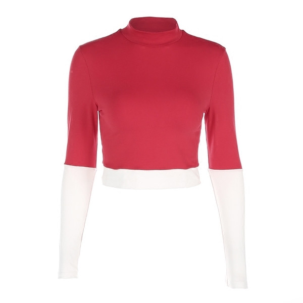 Κομψή καφέ μπλούζα με κορδόνι πόλο